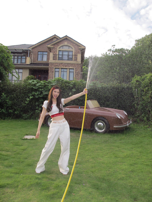 race White casual bottom