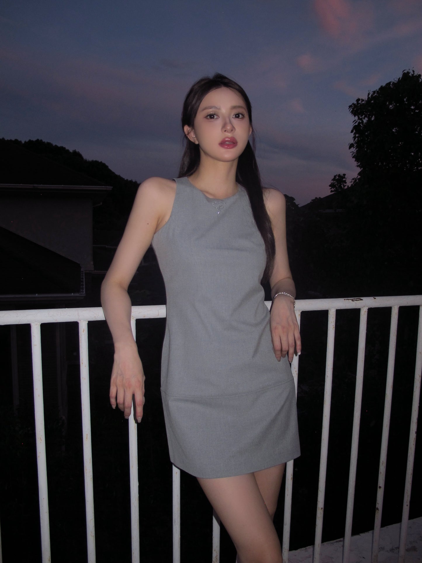 gray Kitty dress